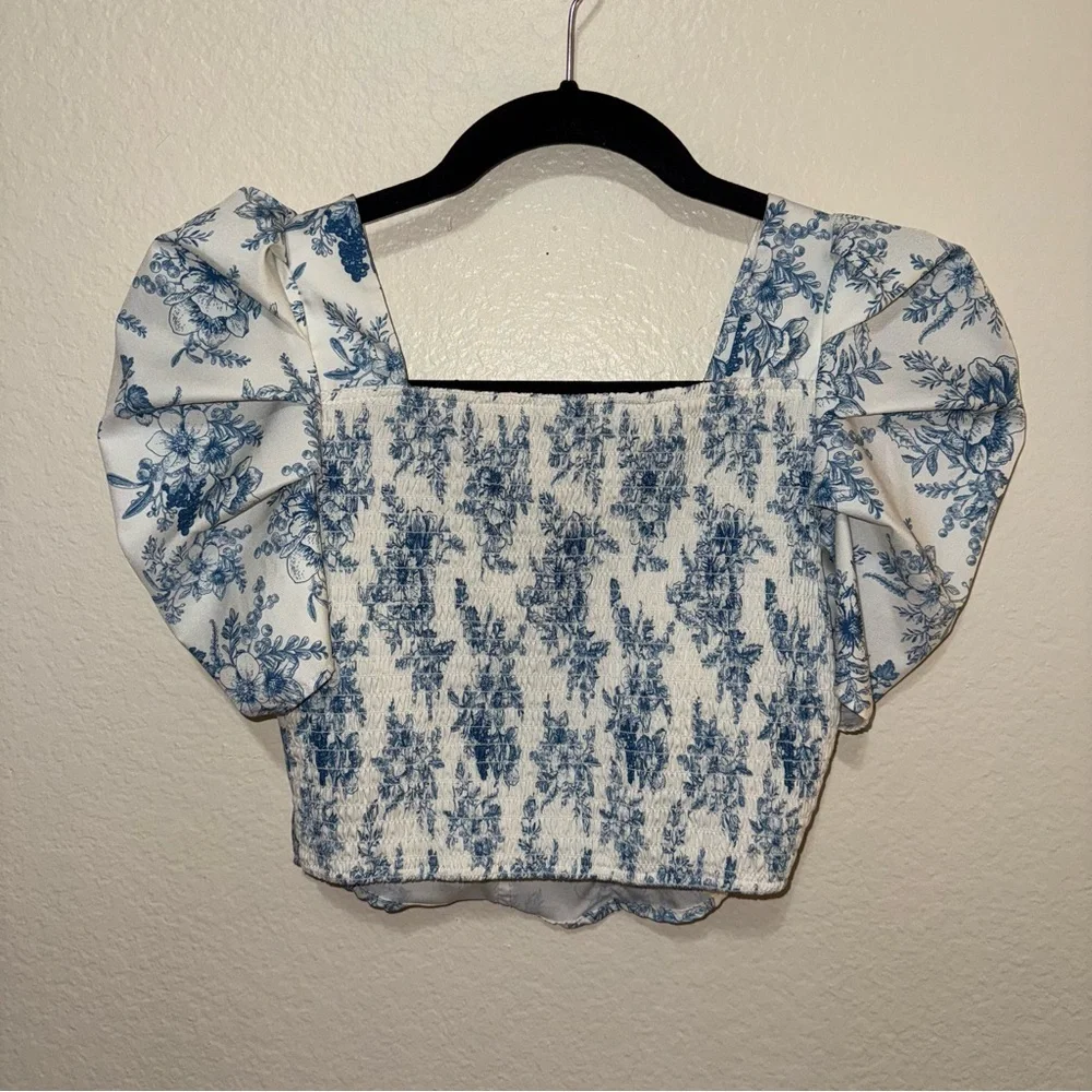 SHEIN blue white